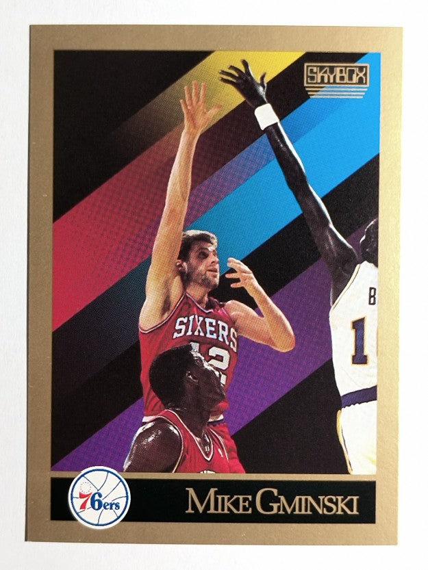 1990-91 SkyBox #215 Mike Gminski