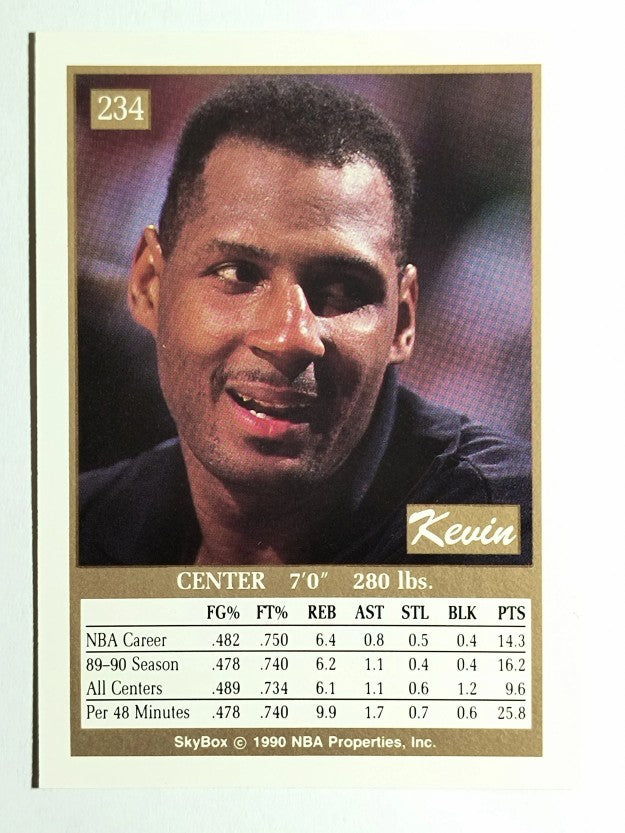 1990-91 SkyBox #234 Kevin Duckworth