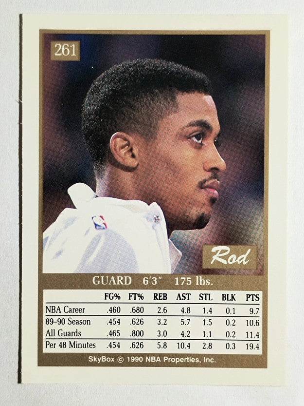 1990-91 SkyBox #261 Rod Strickland