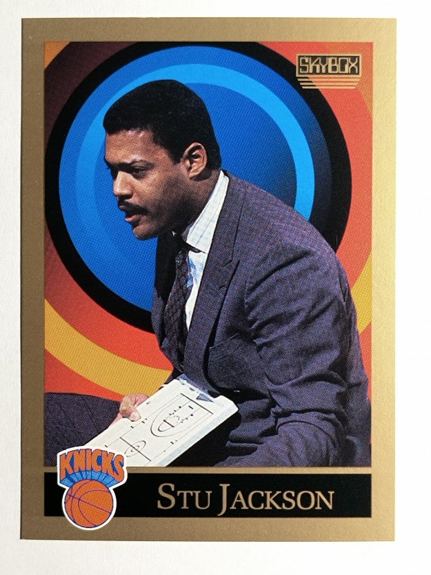1990-91 SkyBox #318 Stu Jackson CO