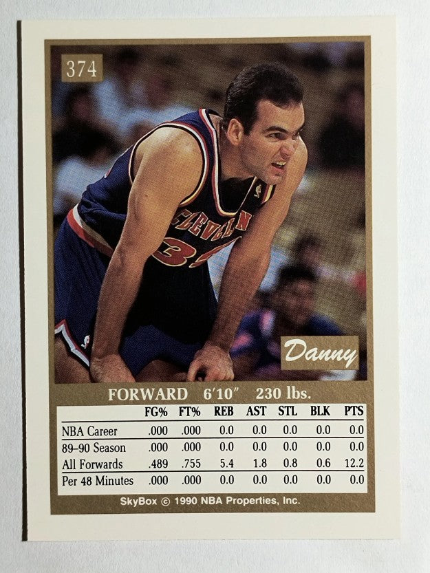 1990-91 SkyBox #374 Danny Ferry