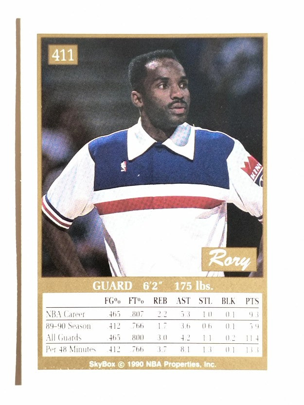 1990-91 SkyBox #411 Rory Sparrow