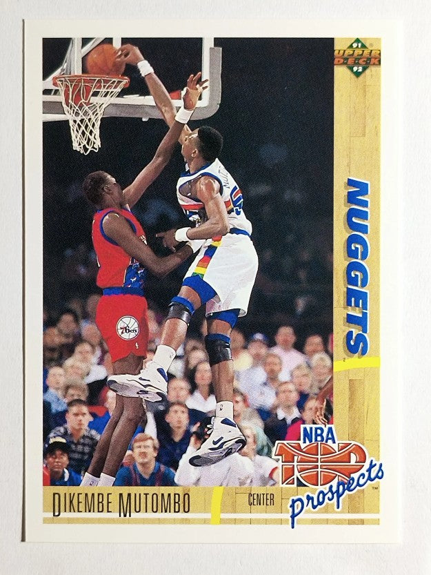 1991-92 Upper Deck #446 Dikembe Mutombo TP (NM)