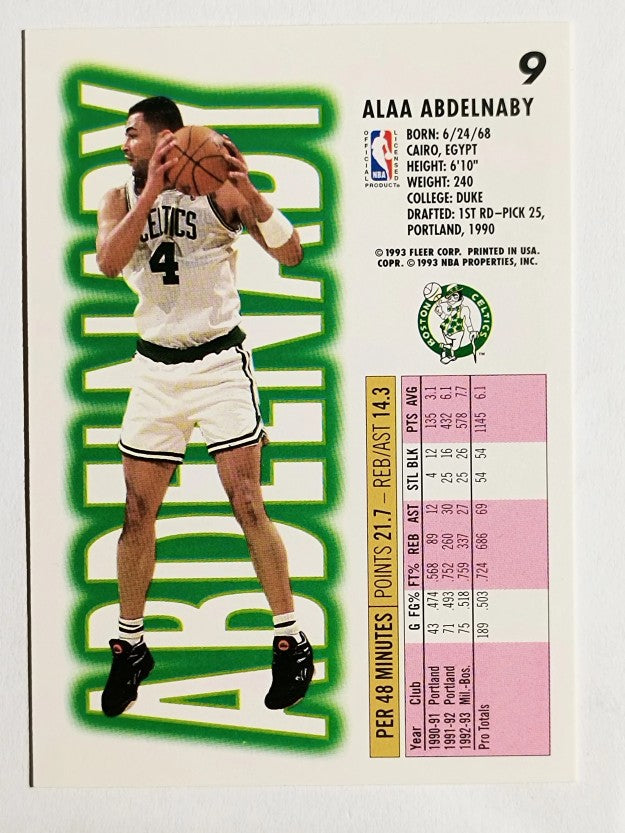 1993-94 Fleer #9 Alaa Abdelnaby