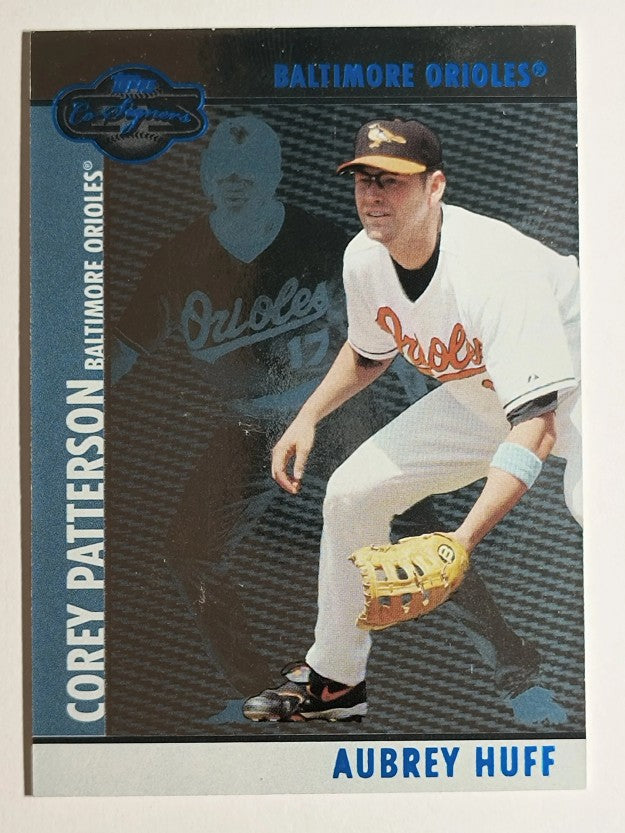 2008 Topps Co-Signers Silver Blue #58b Aubrey Huff/Corey Patterson