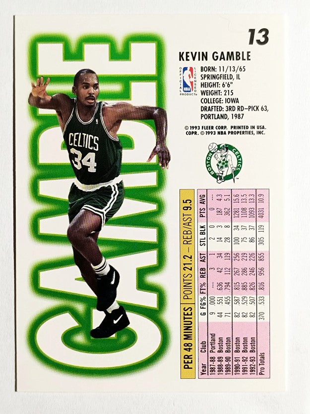 1993-94 Fleer #13 Kevin Gamble