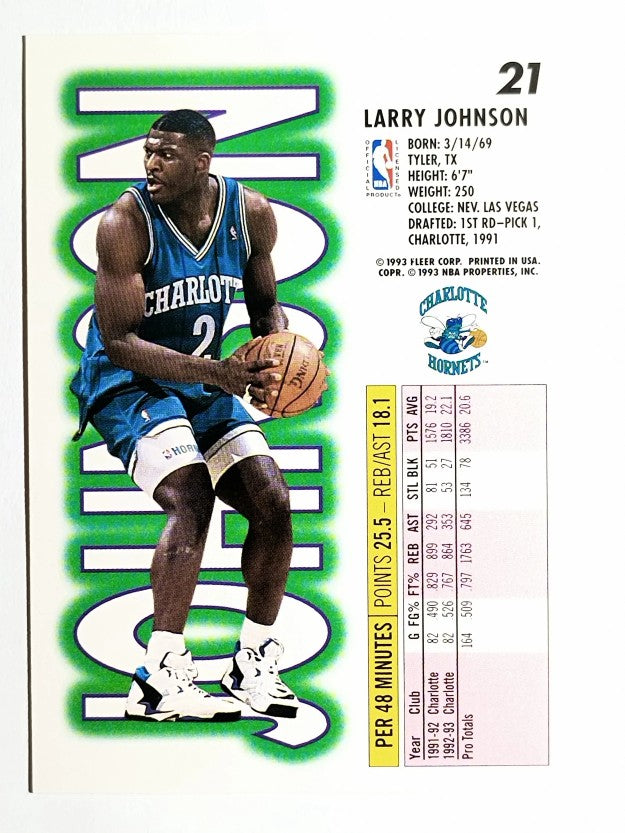 1993-94 Fleer #21 Larry Johnson