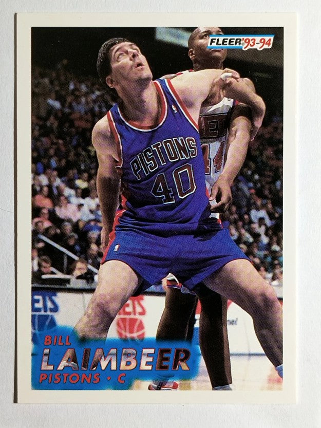 1993-94 Fleer #60 Bill Laimbeer
