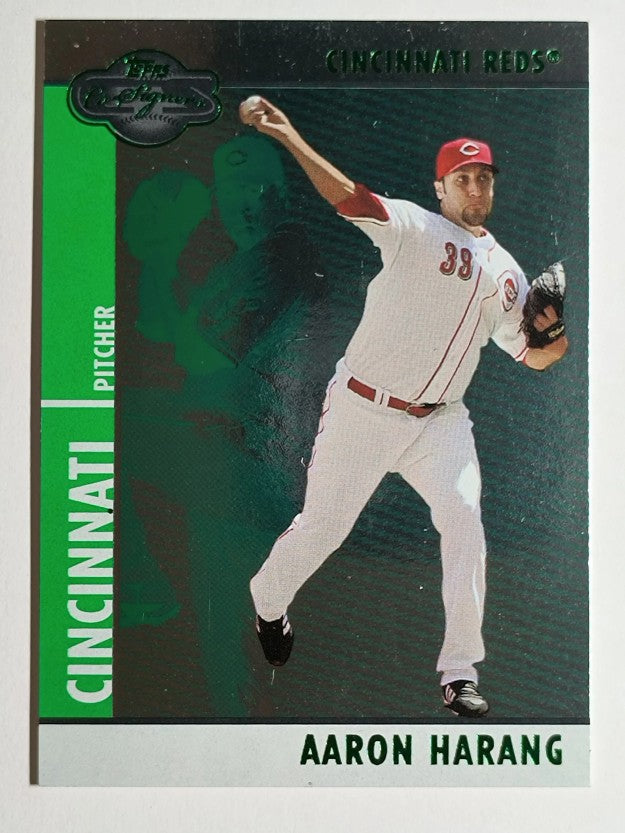 2008 Topps Co-Signers Silver Green #9a Aaron Harang