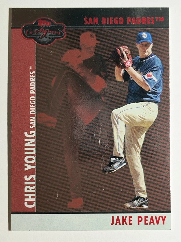 2008 Topps Co-Signers Silver Red #90b Jake Peavy/Chris Young