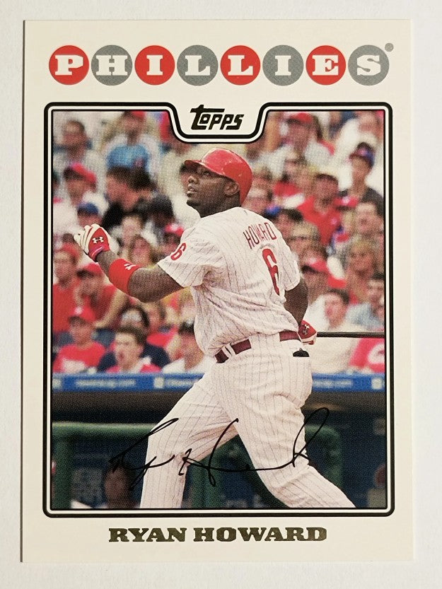 2008 Topps Gold Foil #100 Ryan Howard
