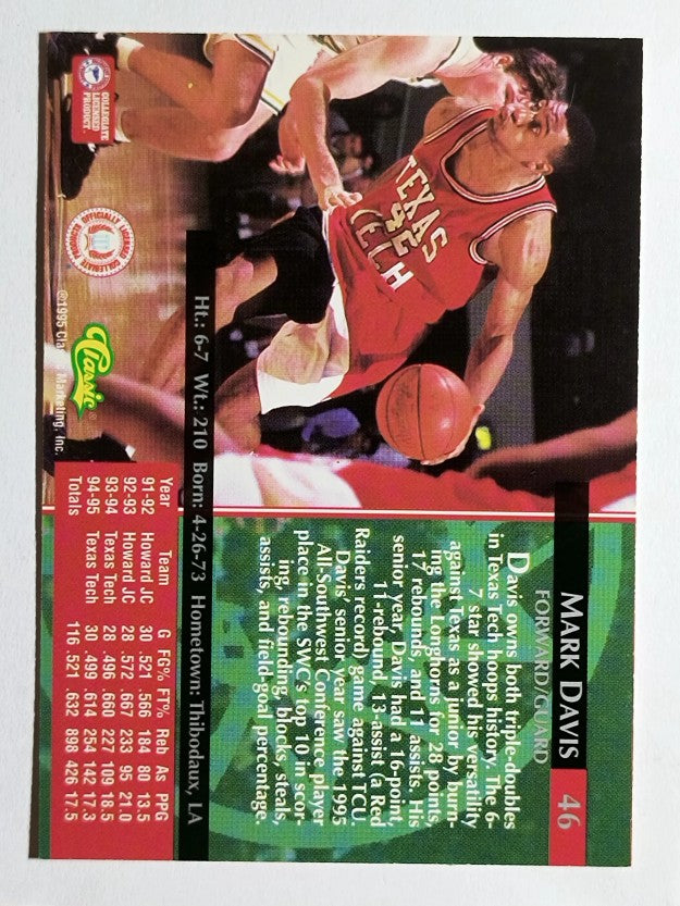 1995 Classic #46 Mark Davis