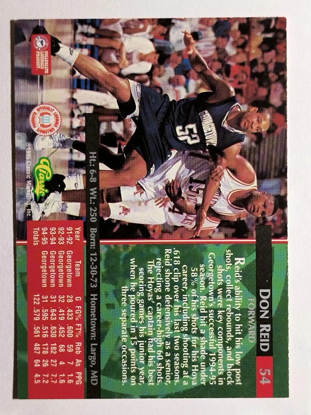 1995 Classic #54 Don Reid