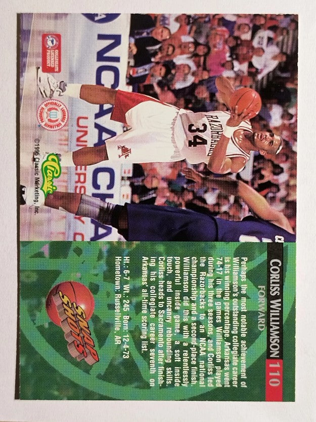1995 Classic #110 Corliss Williamson SS