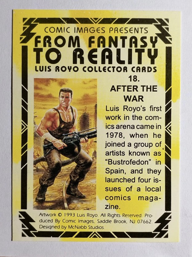 1993 Comic Images From Fantasy to Reality #18 After the War