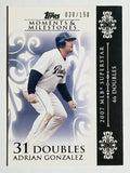 2008 Topps Moments and Milestones #105-31 Adrian Gonzalez