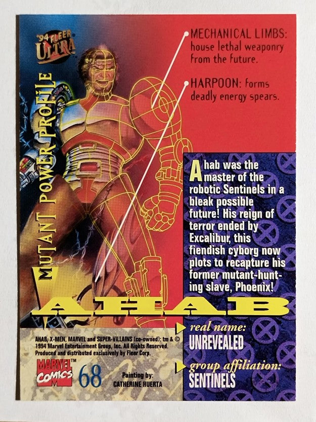 1994 Fleer Ultra X-Men #68 Ahab