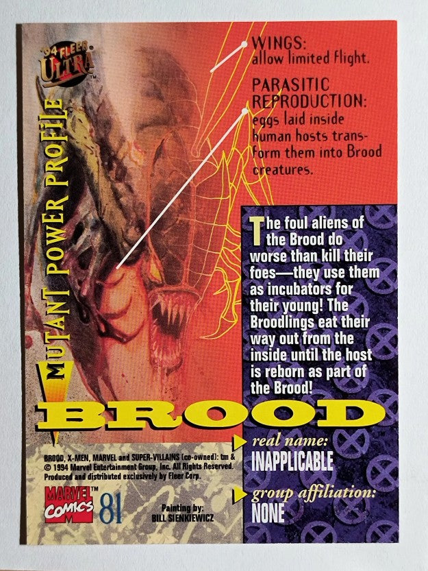 1994 Fleer Ultra X-Men #81 Brood