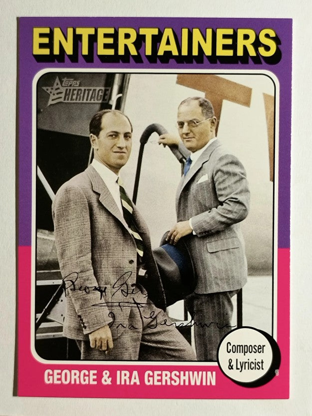 2009 Topps American Heritage #83 George and Ira Gershwin