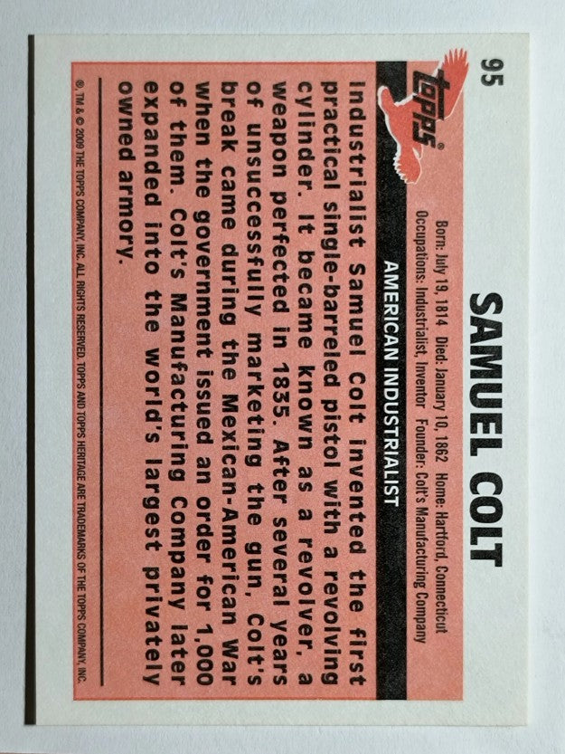 2009 Topps American Heritage #95 Samuel Colt