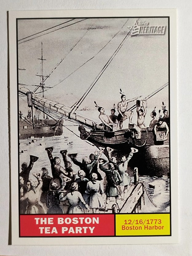2009 Topps American Heritage #102 The Boston Tea Party