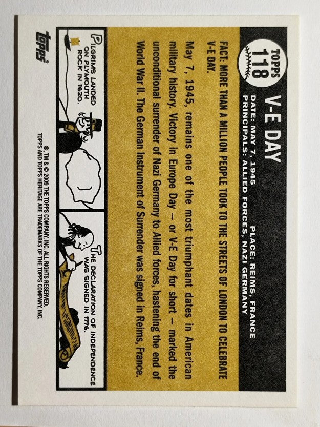2009 Topps American Heritage #118 V-E Day