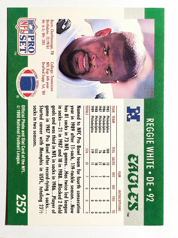 1990 Pro Set #252 Reggie White