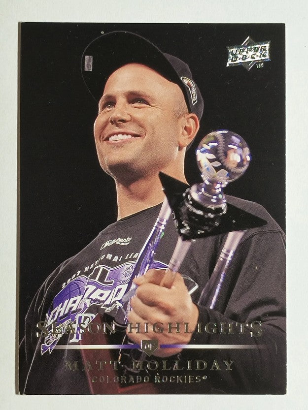 2008 Upper Deck #746 Matt Holliday SH