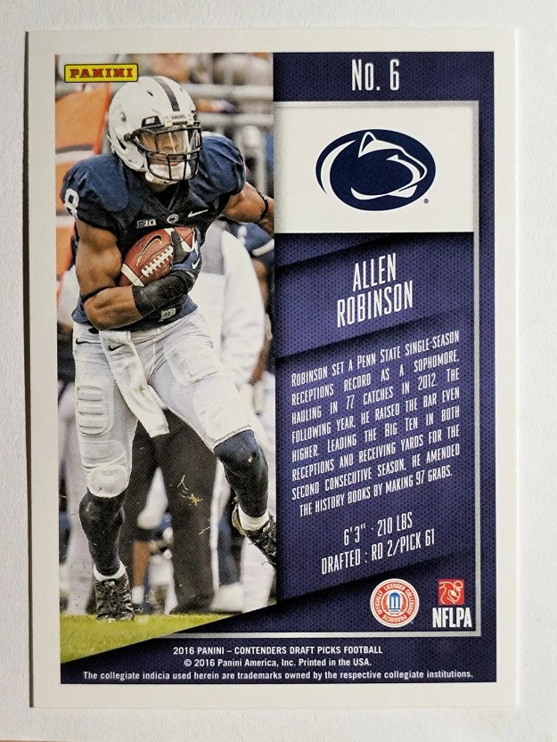 2016 Panini Contenders Draft Picks #6 Allen Robinson