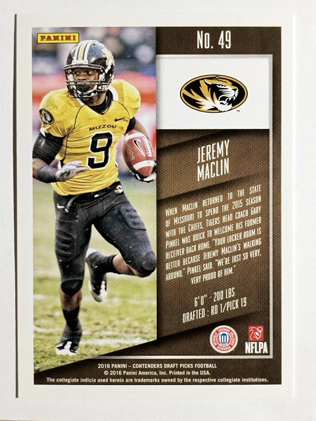 2016 Panini Contenders Draft Picks #49 Jeremy Maclin