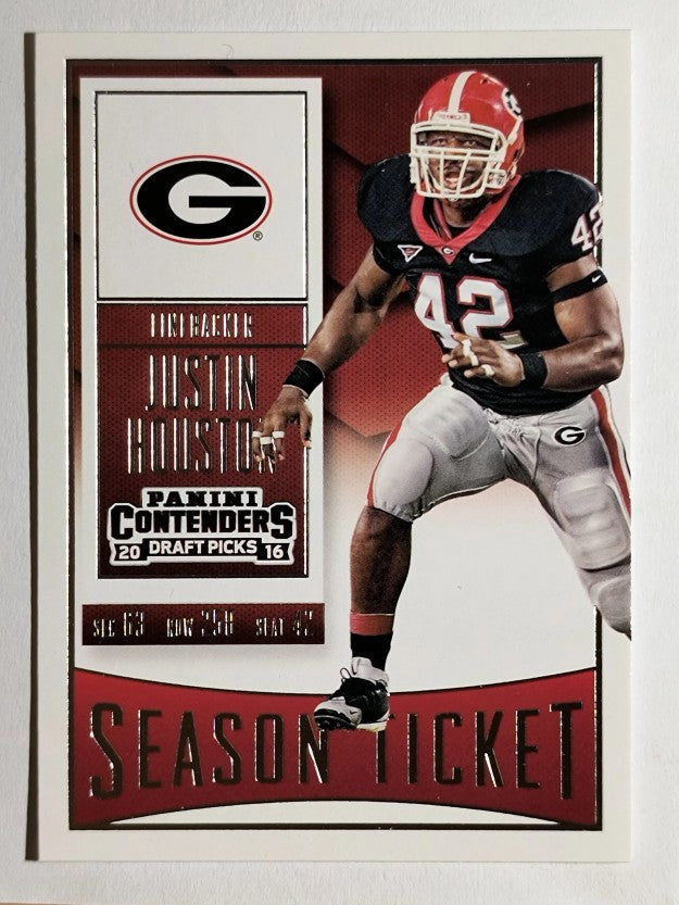2016 Panini Contenders Draft Picks #58 Justin Houston