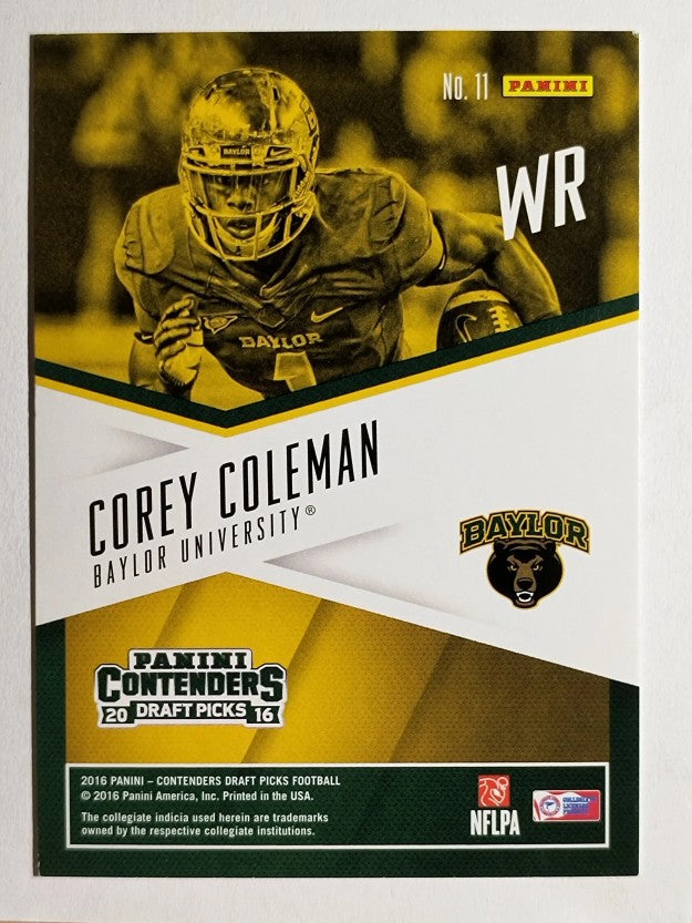 2016 Panini Contenders Draft Picks School Colors #11 Corey Coleman