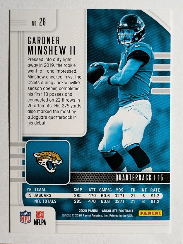 2020 Absolute Retail #26 Gardner Minshew II