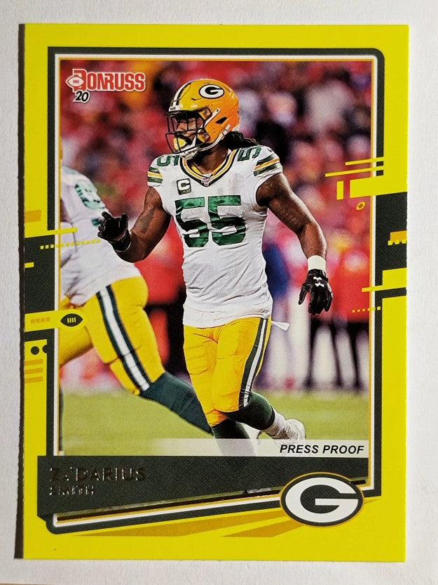 2020 Donruss Press Proof Yellow #106 Za'Darius Smith
