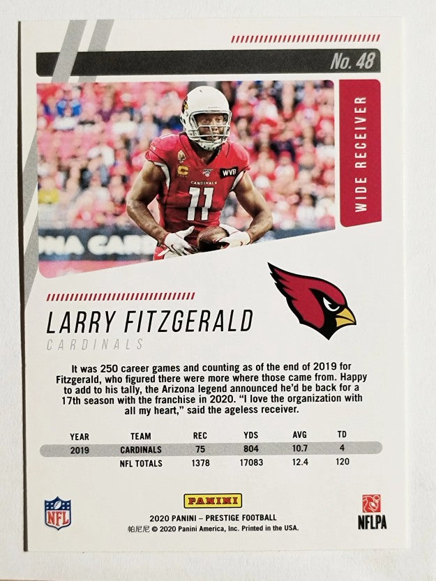 2020 Prestige #48 Larry Fitzgerald