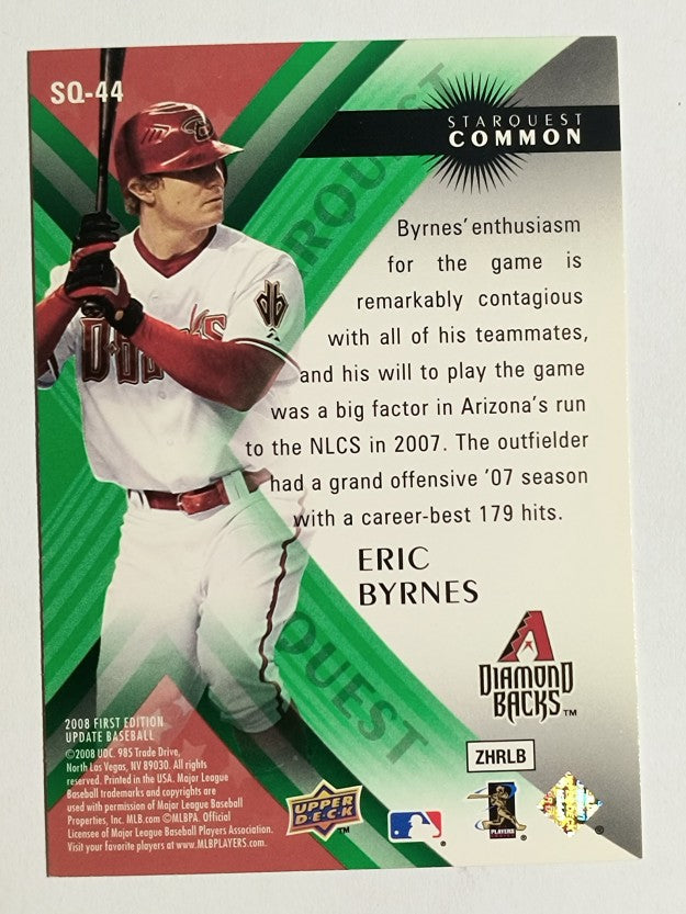 2008 Upper Deck First Edition StarQuest #SQ44 Eric Byrnes