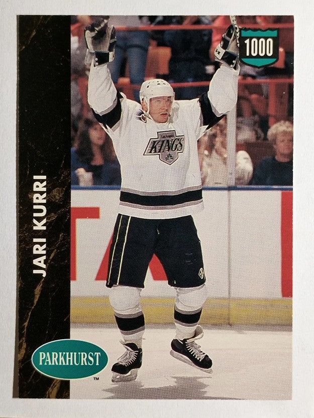 1991-92 Parkhurst #210 Jari Kurri 1000