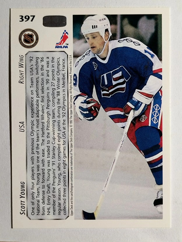 1992-93 Upper Deck #397 Scott Young