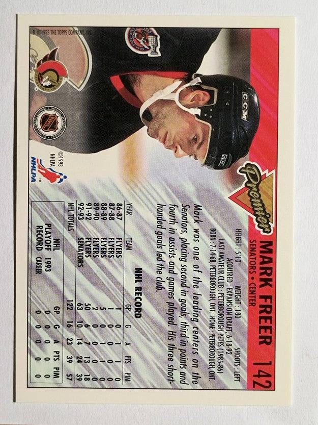 1993-94 Topps Premier #142 Mark Freer
