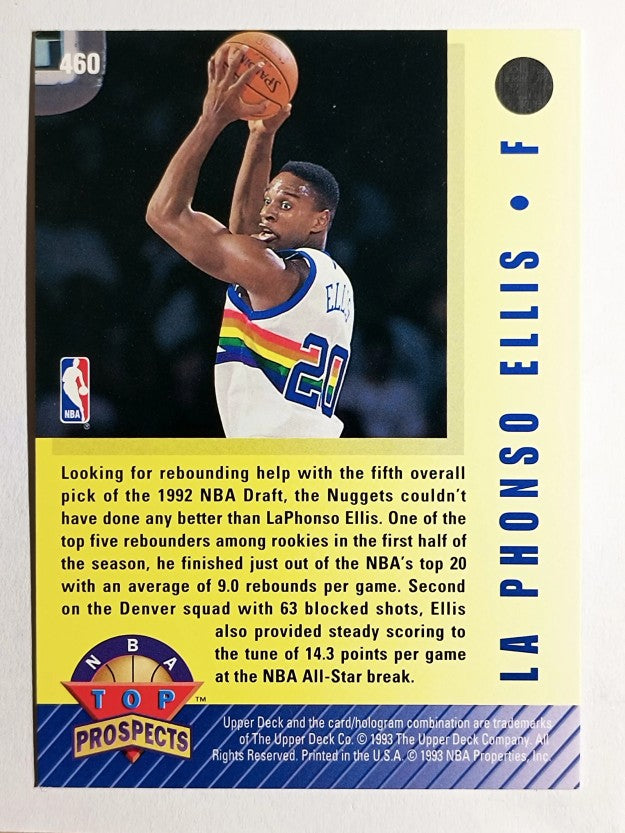 1992-93 Upper Deck #460 LaPhonso Ellis TP