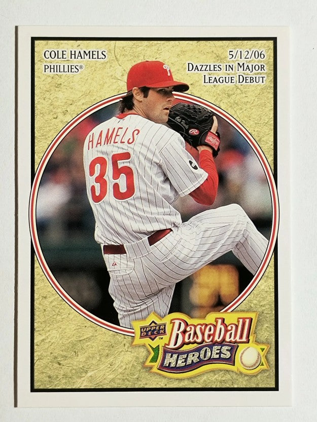 2008 Upper Deck Heroes #136 Cole Hamels