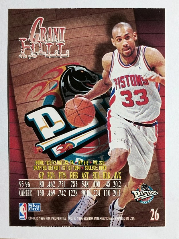 1996-97 Z-Force #26 Grant Hill
