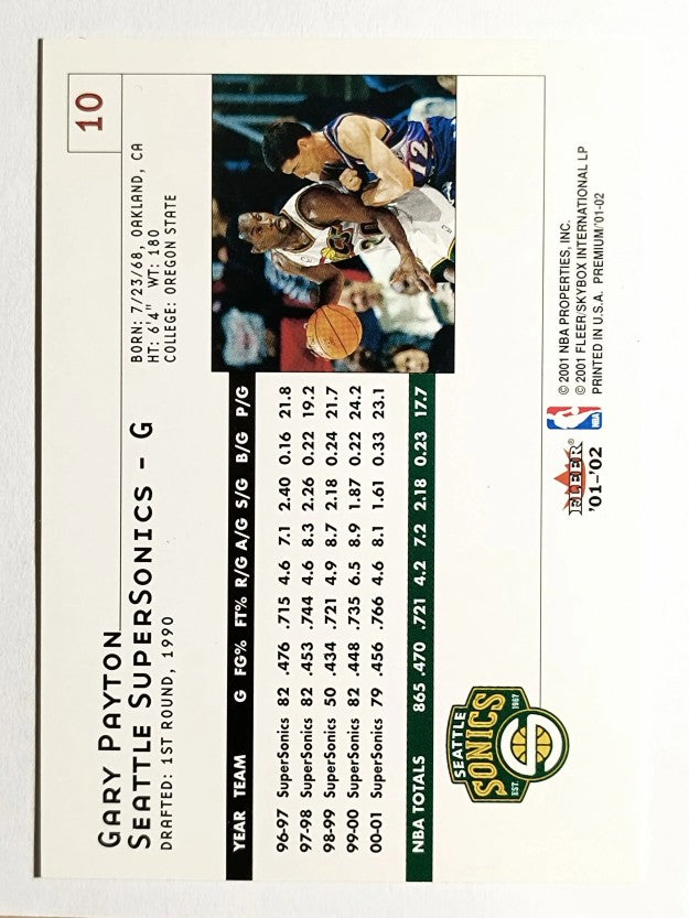 2001-02 Fleer Premium #10 Gary Payton