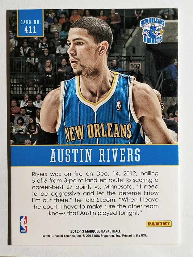 2012-13 Panini Marquee #411 Austin Rivers RC
