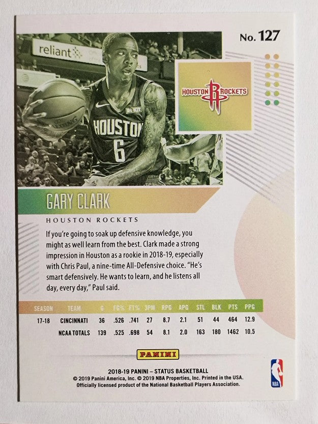 2018-19 Panini Status #127 Gary Clark RC
