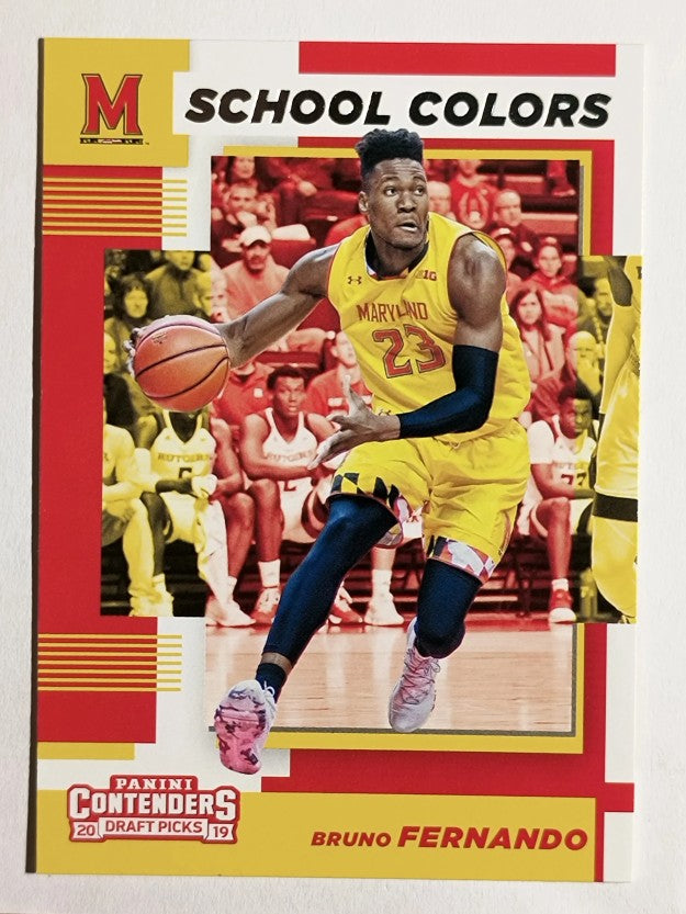 2019-20 Panini Contenders Draft Picks School Colors #28 Bruno Fernando