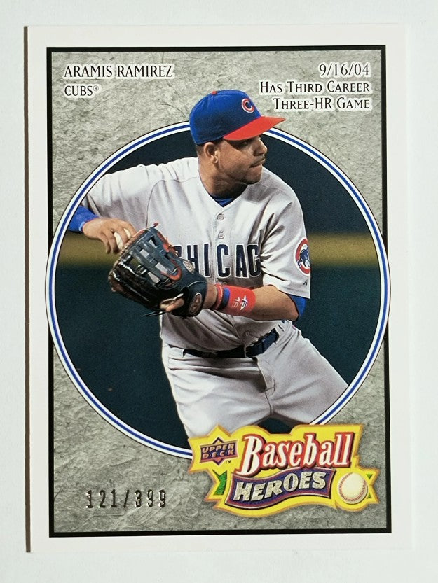 2008 Upper Deck Heroes Charcoal #40 Aramis Ramirez