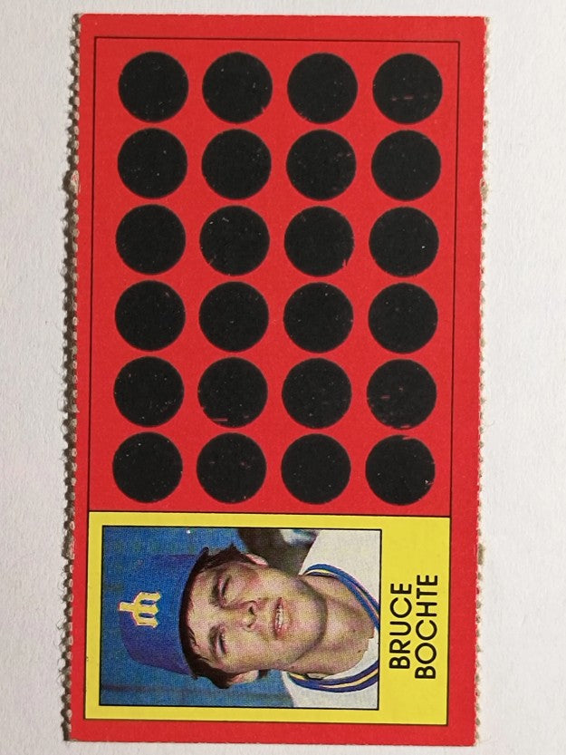1981 Topps Scratchoffs #30 Bruce Bochte