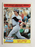 1985 Drake's #1 Tony Armas