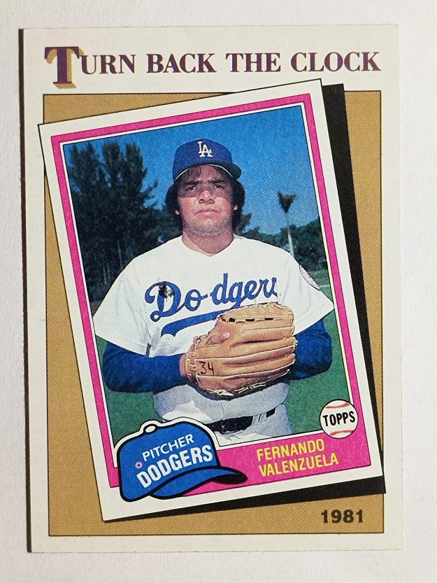 1986 Topps #401 Fernando Valenzuela TBC '81